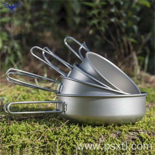 Pure Titanium Bowl For Outdoor Camping